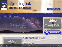 Tablet Screenshot of northoakchurch.com